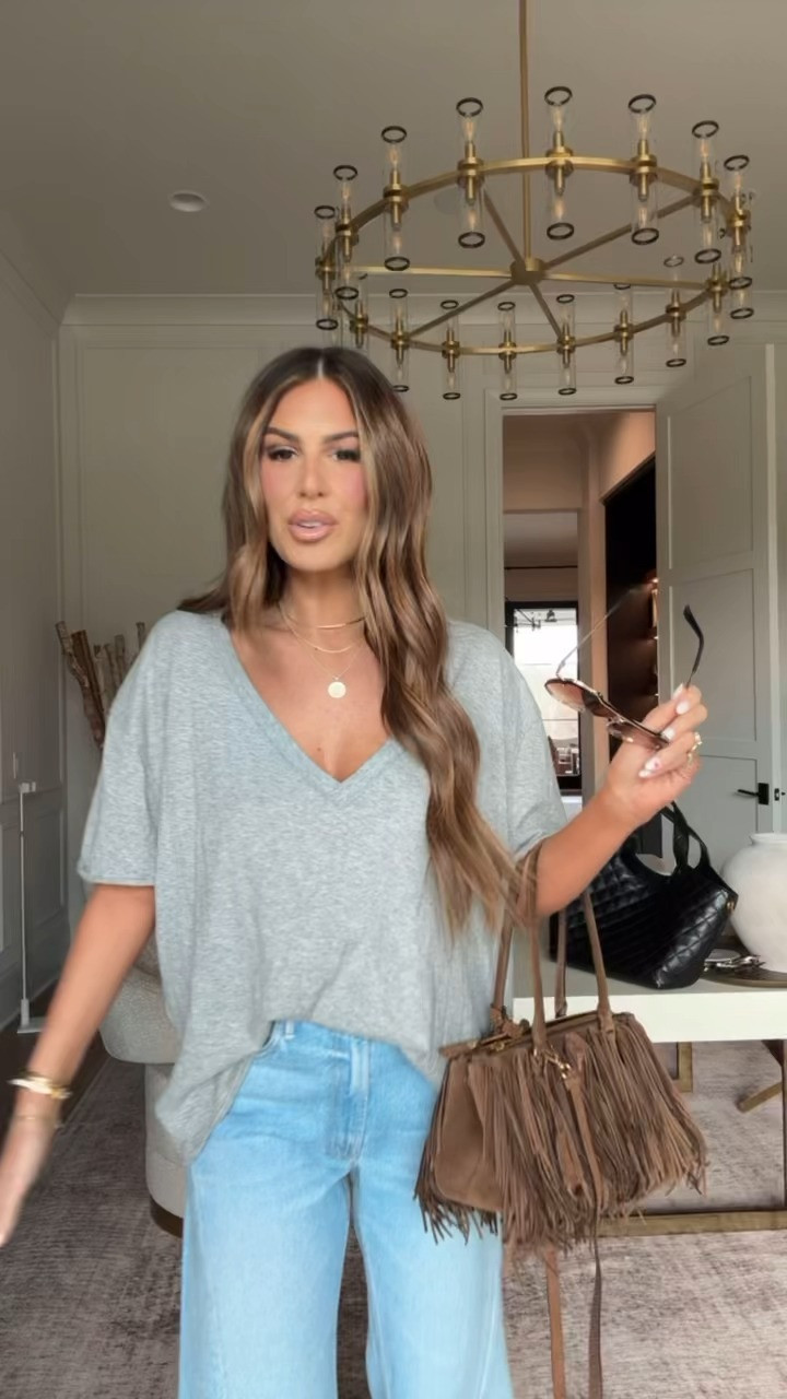 such great everyday staples! wearing a small top and size 27 denim 🫶🏼 

 #LTKootd