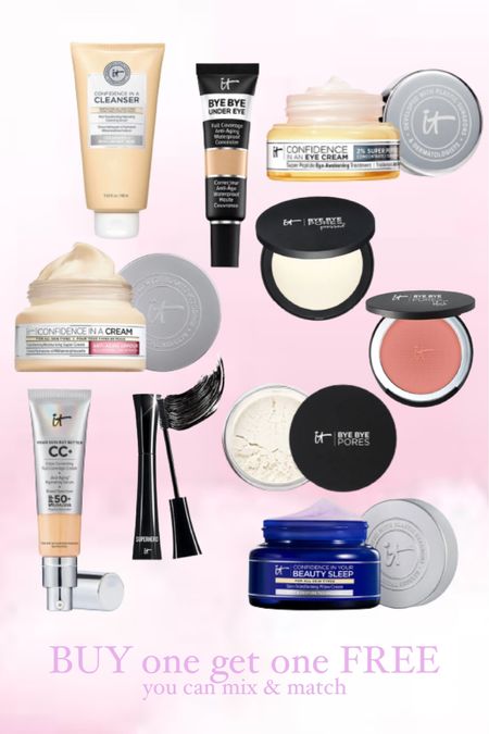 It Cosmetics but one get one free sale!


#LTKGiftGuide #LTKbeauty #LTKsalealert