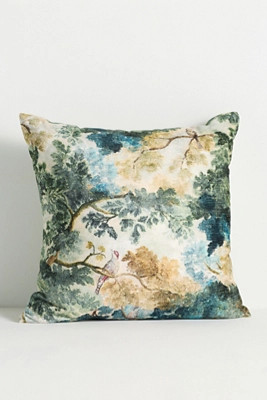 Judarn Velvet Printed Pillow | Anthropologie (US)