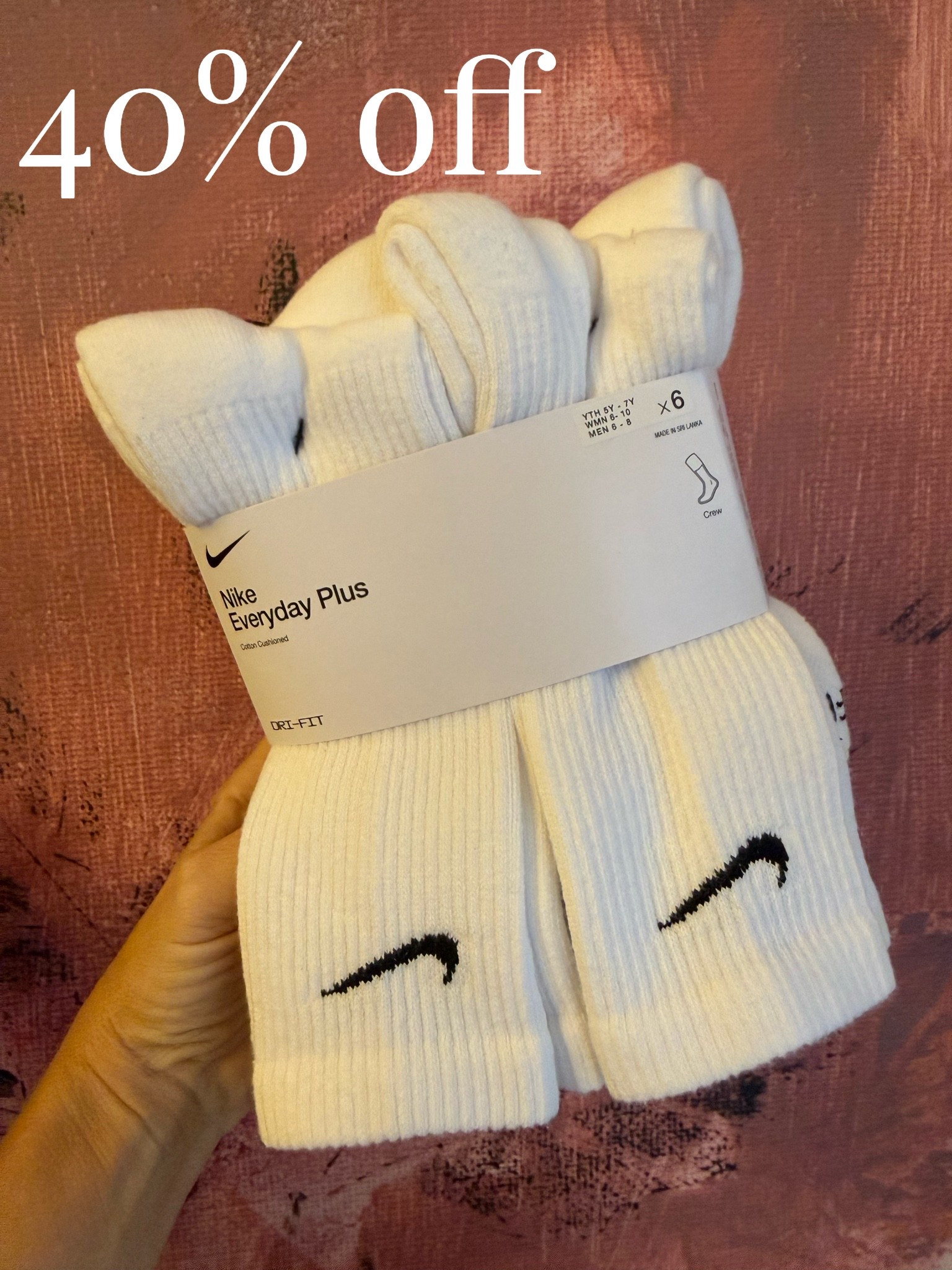 40% off big kids Nike socks. This is cheaper than any back to school. Price offered last year.

#LTKSaleAlert #LTKKids