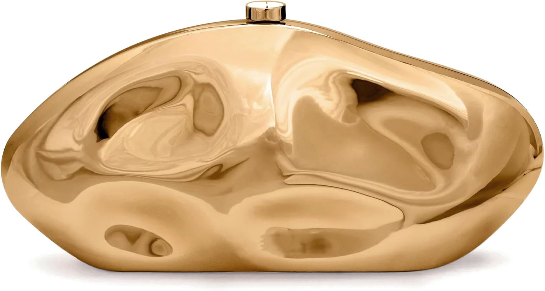 Acrylic Clutch Purse for Women Evening Bag, Irregular Shell Acrylic Purse Box Clutch with Chain f... | Amazon (US)