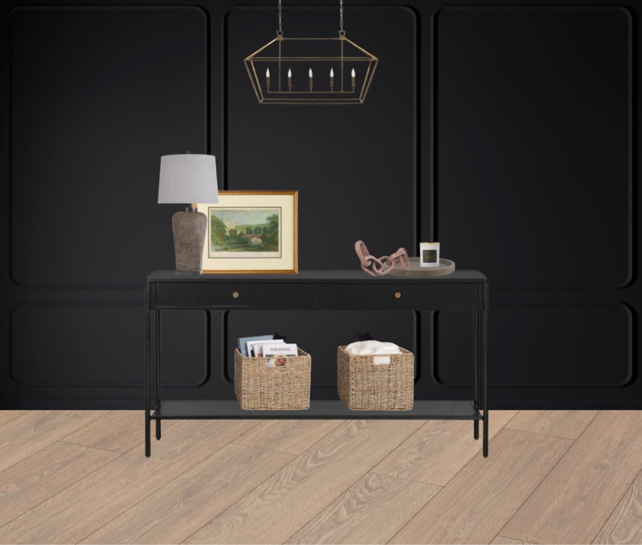 Entryway Decor Mood Board. Console Table Style Ideas. Interior Design Moodboard. Home Decor. Hallway Decor Ideas. 

#LTKU #LTKhome #LTKstyletip