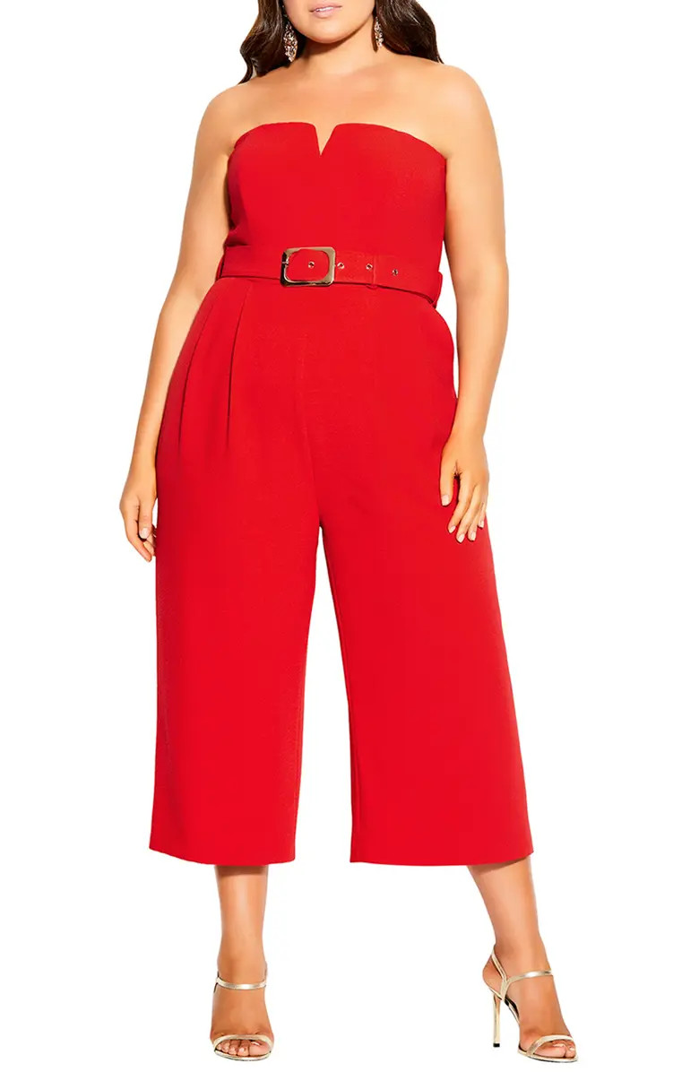 Seduce Strapless Crop Jumpsuit | Nordstrom