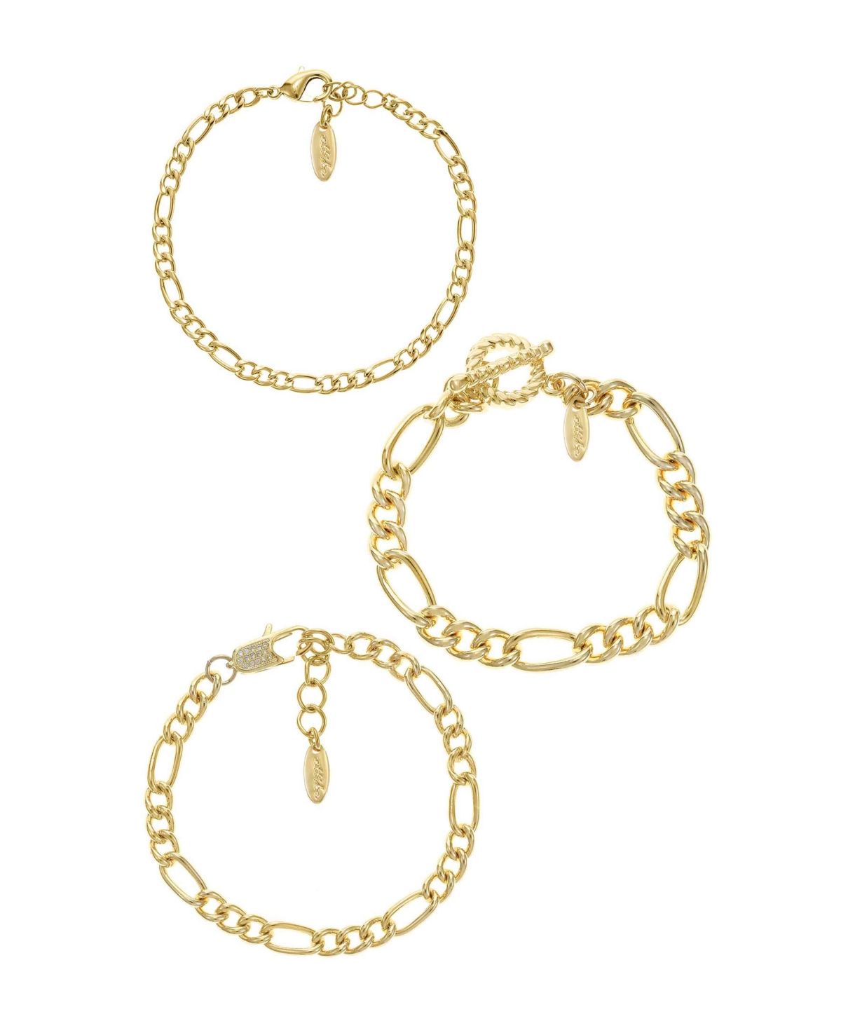 Ettika Women's Chain Bracelet Set, 3 Piece | Macys (US)