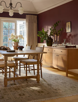 Delina Hand-Knotted Wool Rug 5' x 8' | Lulu and Georgia 