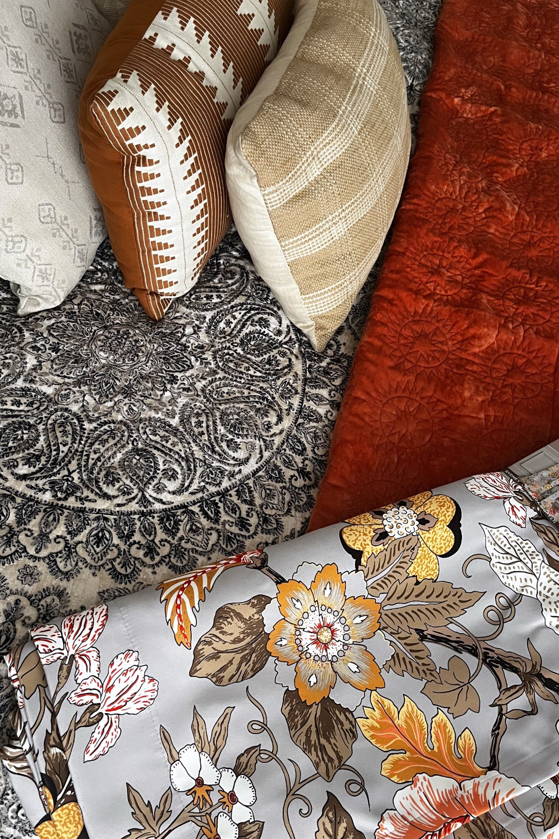 Nothing beats a mix of color, patterns, and textures!