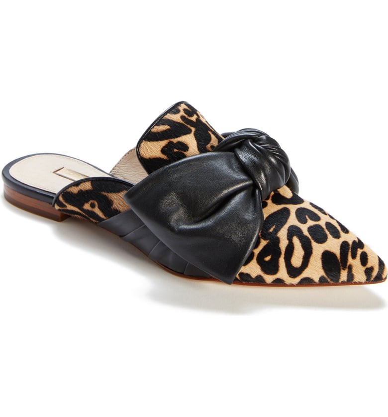 Louise et Cie Cela Genuine Calf Hair Bow Slide (Women) | Nordstrom