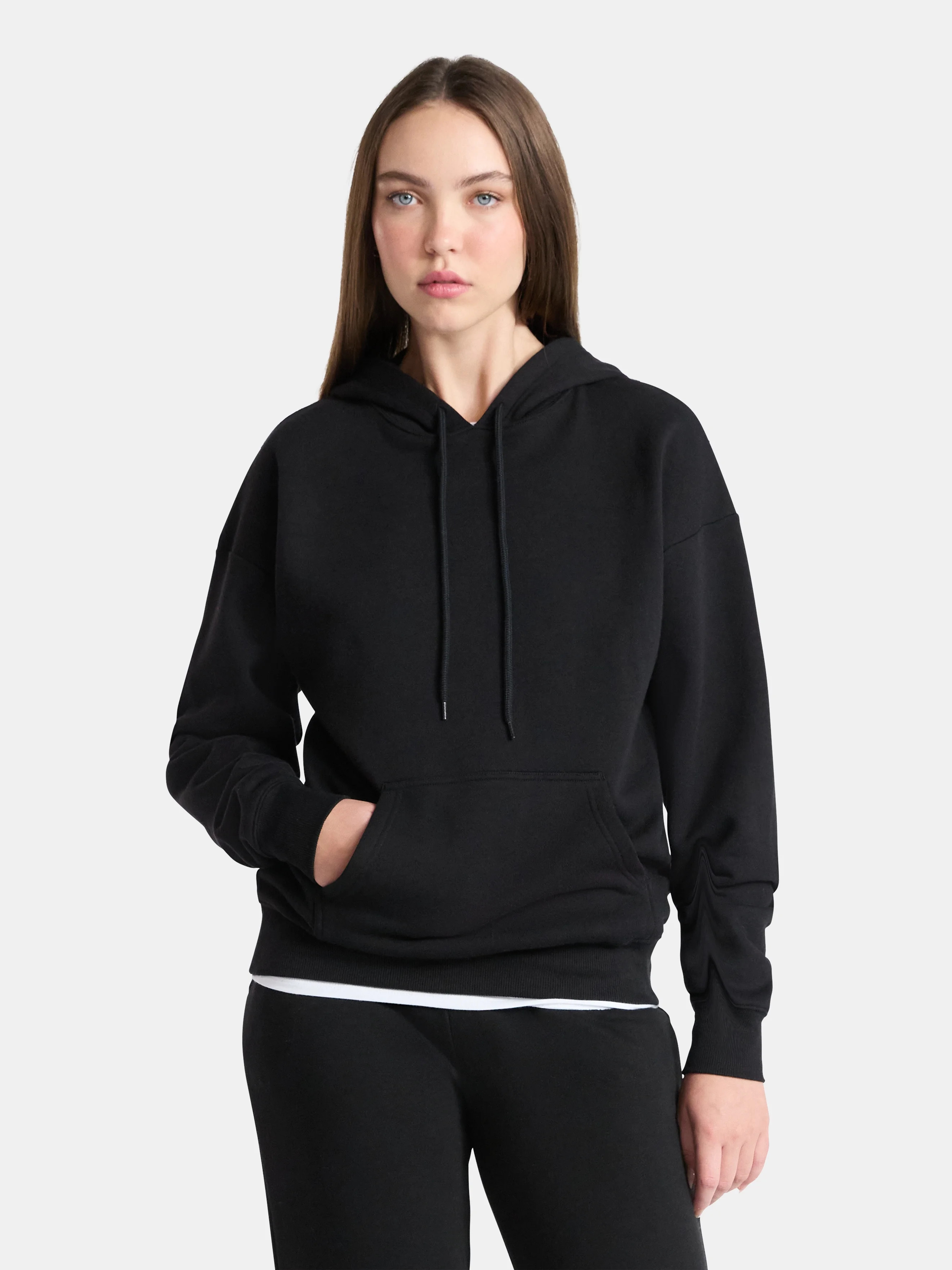 No Boundaries Essential Fleece Hoodie, Women's | Walmart (US)