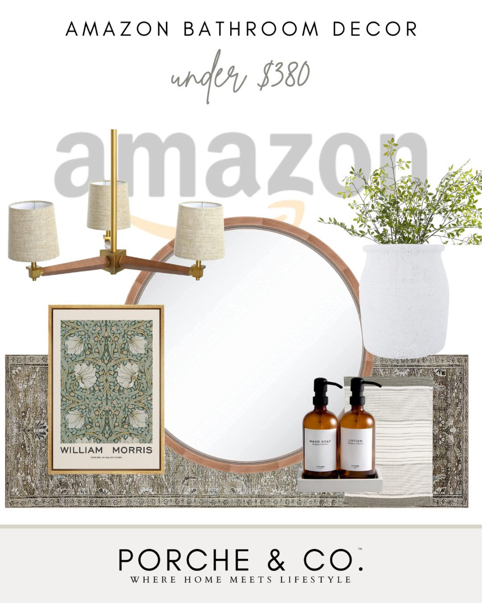 Amazon finds, modern classic bathroom
#visionboard #moodboard #porcheandco

#LTKhome #LTKstyletip #LTKFind