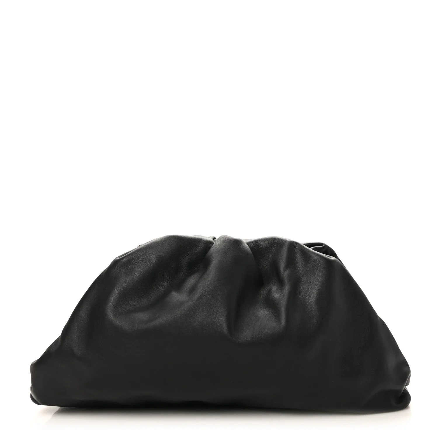 Smooth Butter Calf The Pouch Oversized Clutch Black | FASHIONPHILE (US)