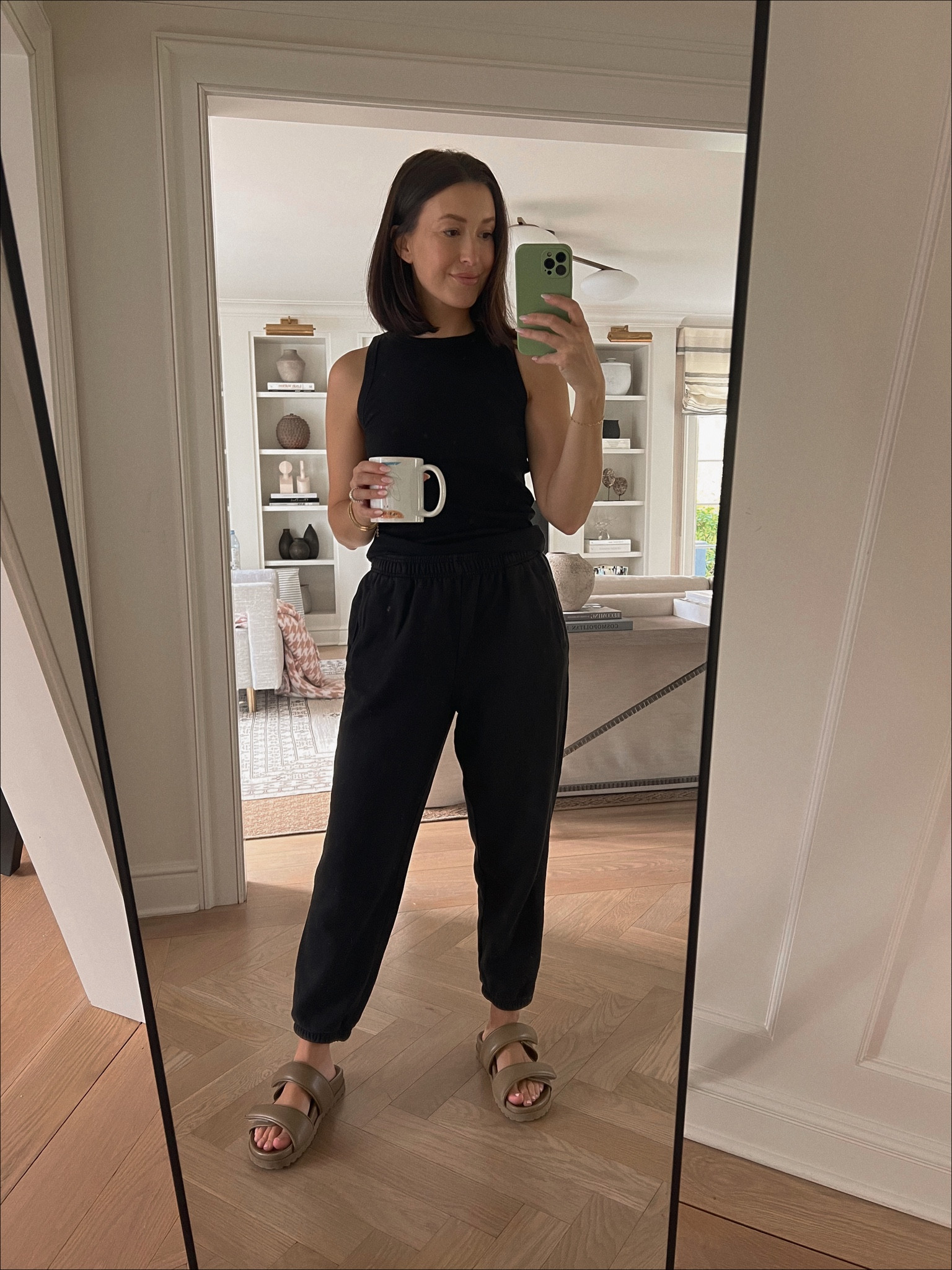 school drop ootd, mom outfit

TANK - small
SWEATPANTS - medium 
SANDALS - went up 1/2 size 

#LTKSeasonal #LTKunder100