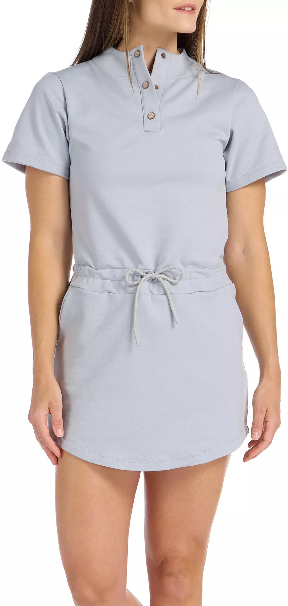 SwingDish Women's Short-Sleeve Parker Golf Dress, XXL, Grey | DICK'S Sporting Goods