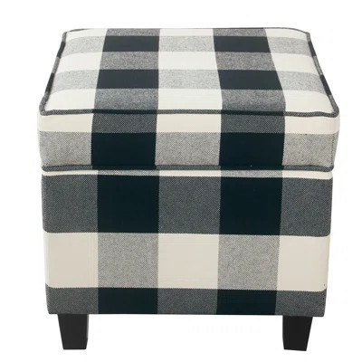 Asha 17.5" Square Storage Ottoman | Wayfair North America
