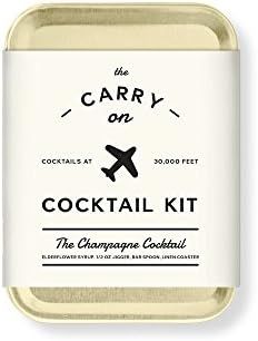 W&P MAS-CARRYKIT-CC Carry on Cocktail Kit, Champagne Cocktail, Travel Kit for Drinks on the Go, C... | Amazon (US)