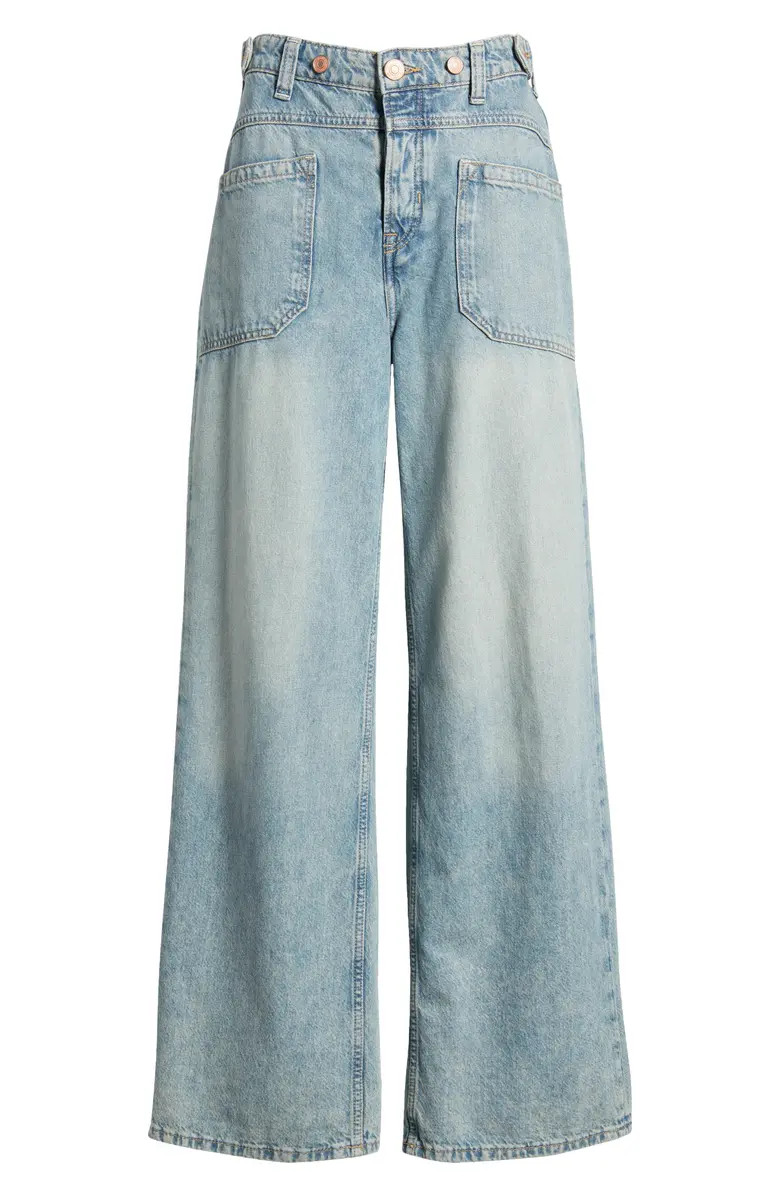 Free People We the Free Palmer Cuffed Baggy Jeans | Nordstrom | Nordstrom