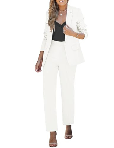 luvamia Women's Two Piece Sets Pants Suits Dressy Business Casual Outfits Professional Blazer Pan... | Amazon (US)