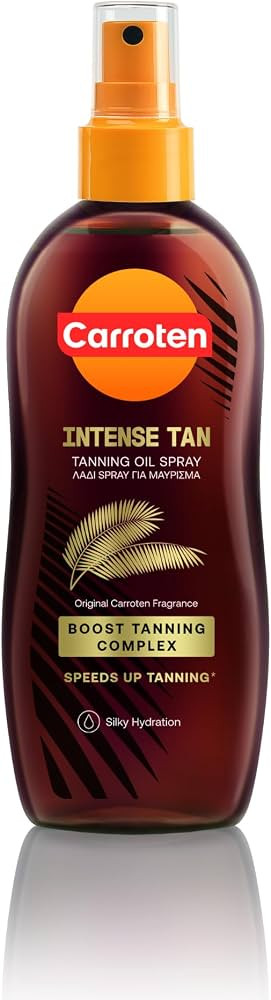 Carroten Intensive Tanning Oil Spray Micro SPF0 70ML, 2.37 Fl Oz (Pack of 1), Clear | Amazon (US)