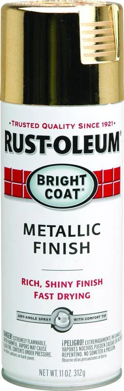 New Rust-Oleum 7710830 Gold Metallic Finish 11 Ounce,Each | Walmart (US)
