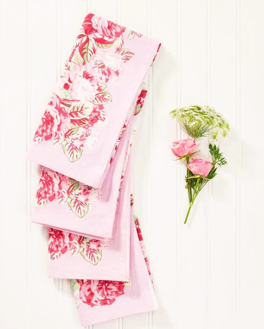 April Cornell La Vie En Rose Napkin Set of 4 | Lavender Fields