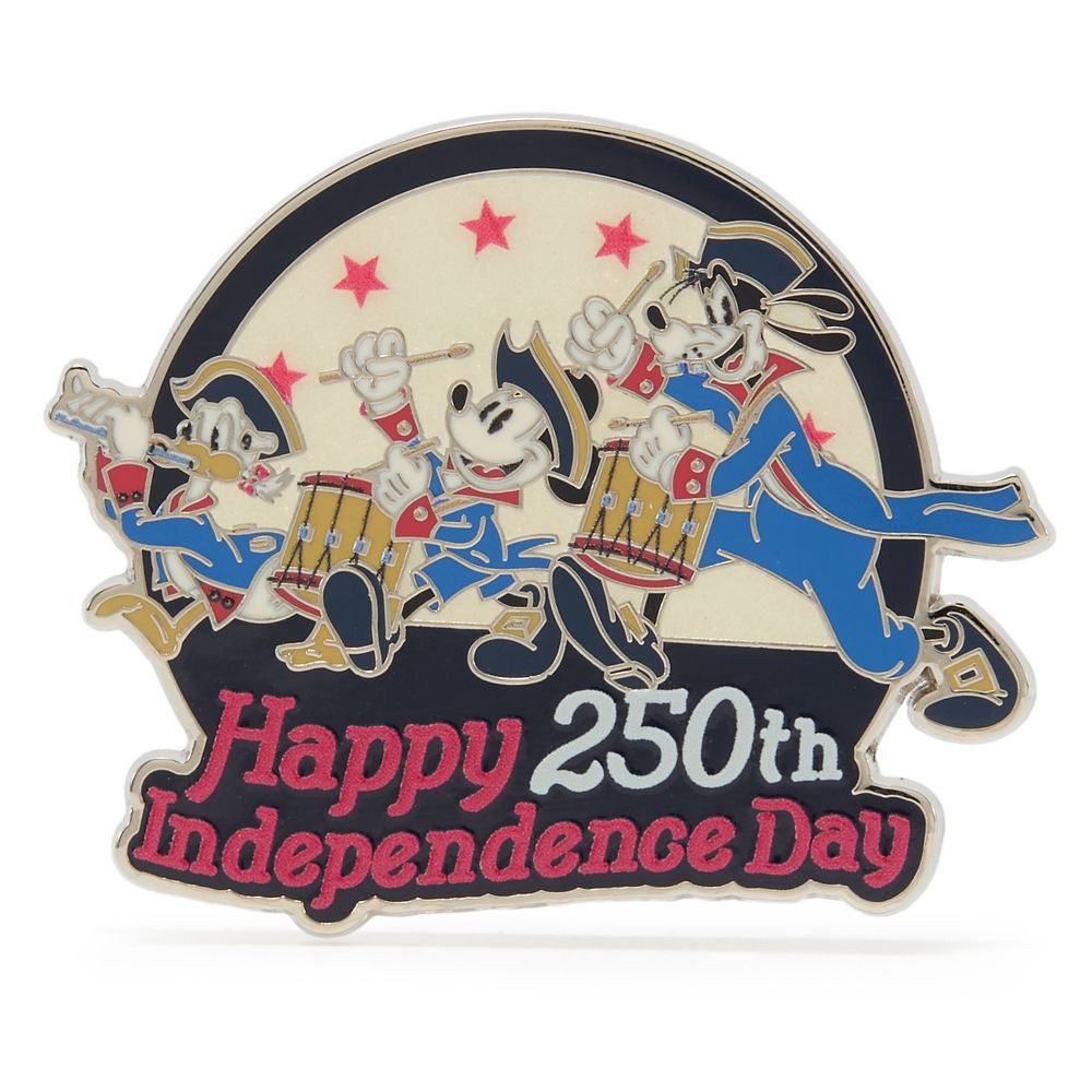 Mickey Mouse and Friends ''Happy 250th Independence Day'' 4th of July 2026 Pin \u2013 Limited Rel... | Disney Store