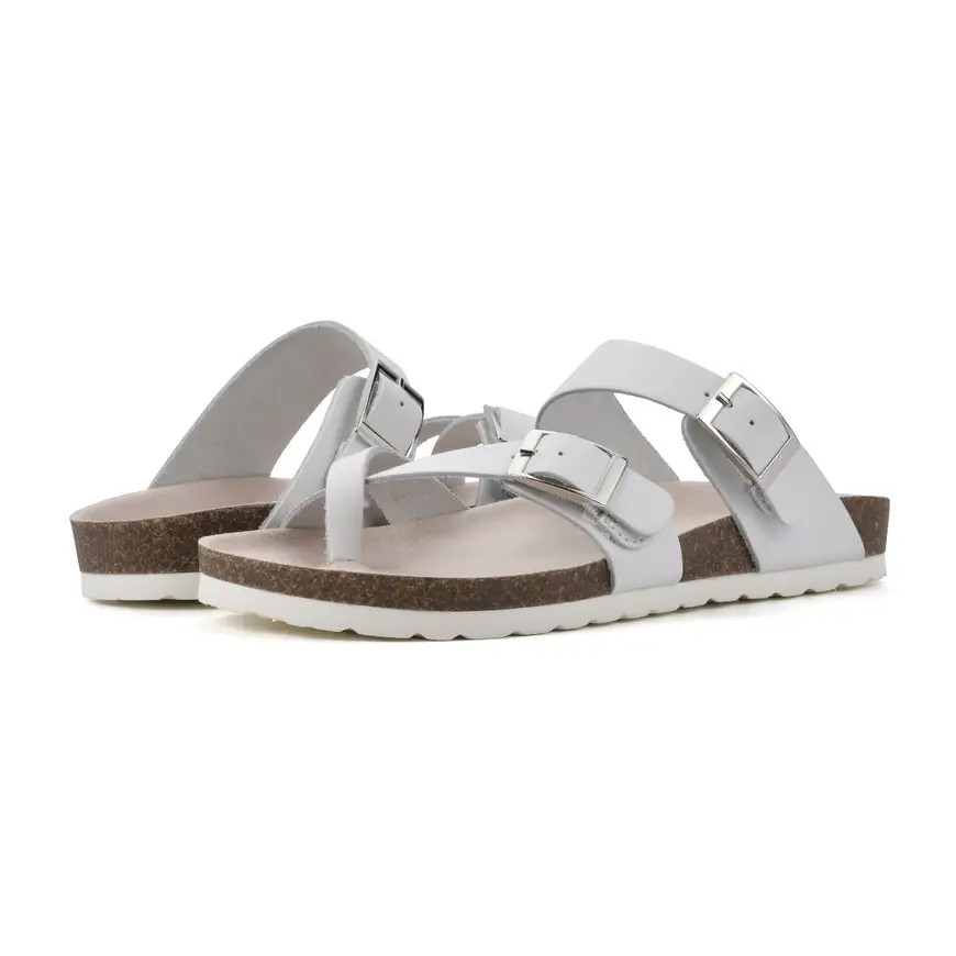 Gracie Leather Footbeds Sandal | White Mountain Shoes