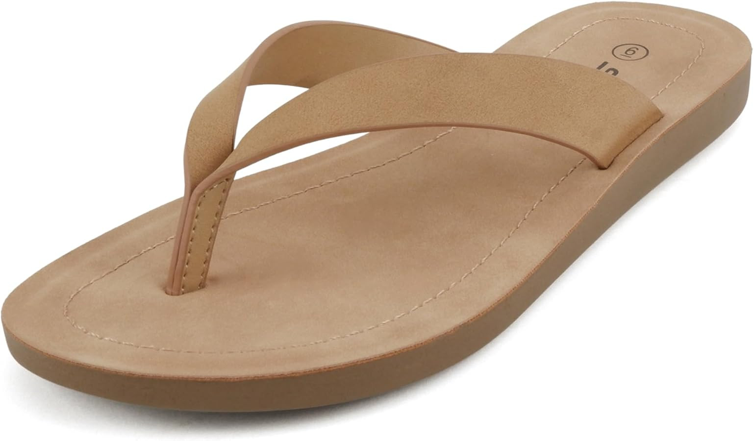 Soda Shoes Women Flip Flops Basic Plain Slippers Thongs Sandals Strap Casual Beach Ella-S | Amazon (US)