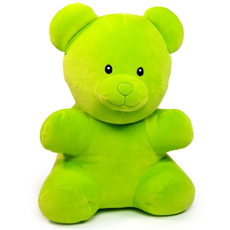Valentine's Day Green Gummy Bear Plush, 16 in, by Way To Celebrate | Walmart (US)