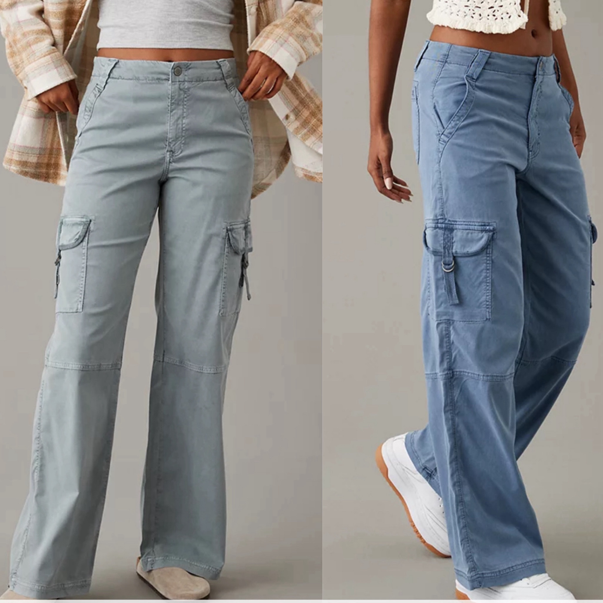 American eagle cargo pants 

#LTKtravel