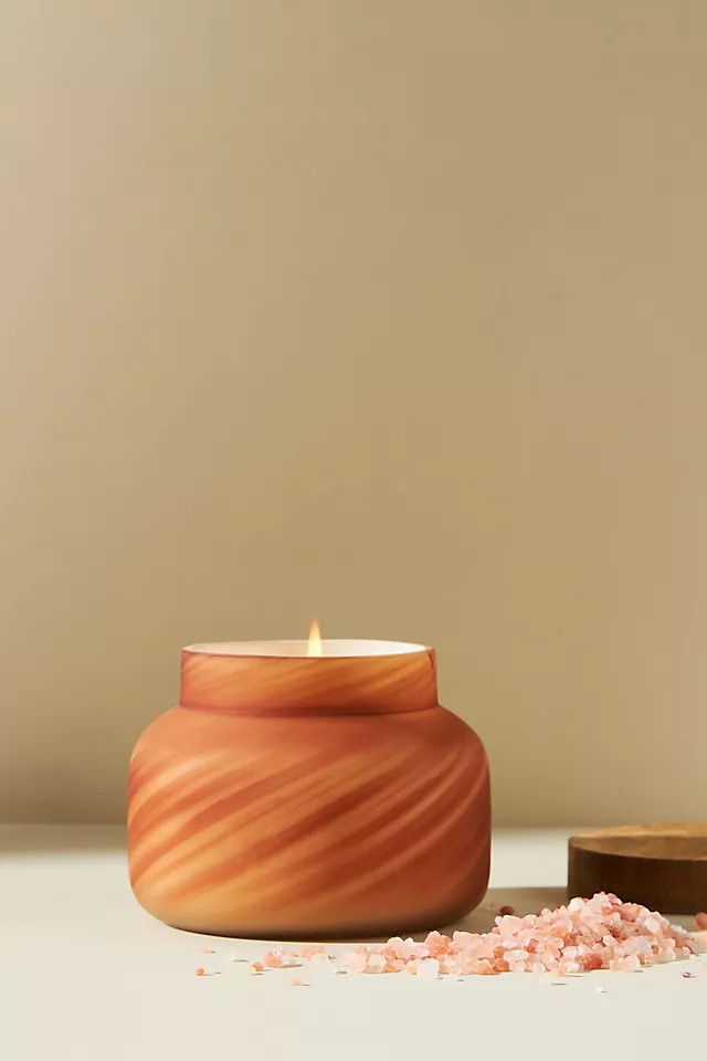 Capri Blue Sandstone Glass Jar Candle | Anthropologie (US)