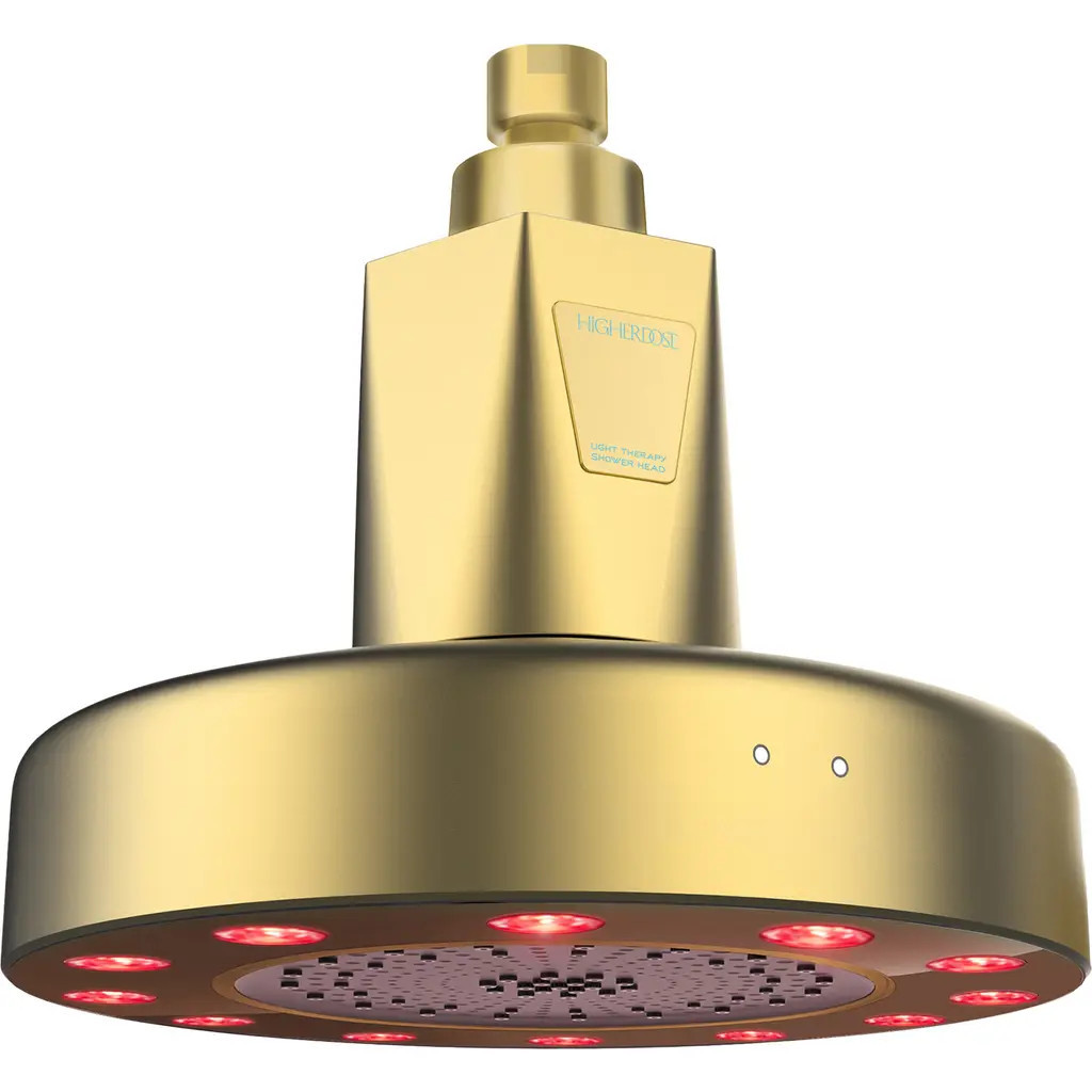HigherDOSE Red Light Shower Filter in Brass at Nordstrom | Nordstrom