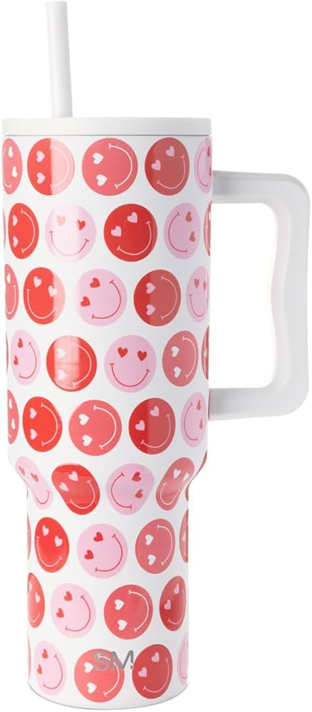 Simple Modern 40 oz Trek Tumbler with Handle and Straw Lid | Cup Holder Friendly Insulated Stainl... | Amazon (US)