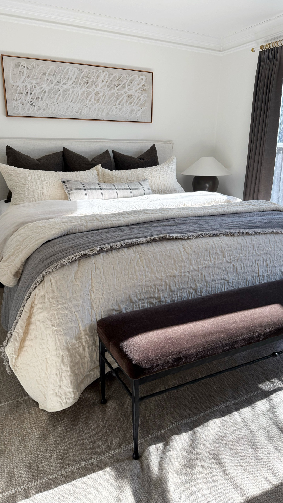 Adding some spring to my guest bedroom with the help of @zgallerie.  I added some texture with their Madera velvet coverlet set.  I styled the dresser using their alabaster taper holders, and finished it off with their beautiful and very realistic magnolia stems.  Now, just waiting for spring to arrive outside! 

#myzgallerie #zgallerie #modernluxury #luxuryinterior #homedecor 