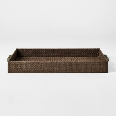 10" Rectangular Woven Tray - Threshold™ designed with Studio McGee | Target