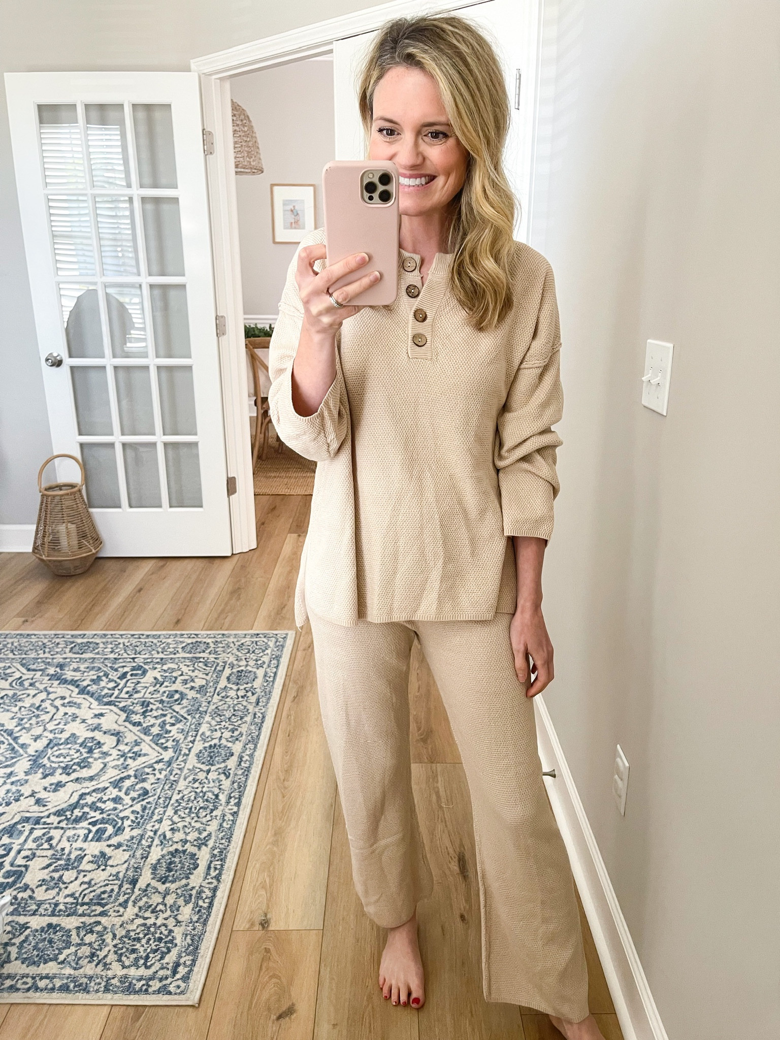 2-Piece lounge set with buttons. One of my Amazon Fashion Finds for January! 

#LTKSeasonal #LTKtravel