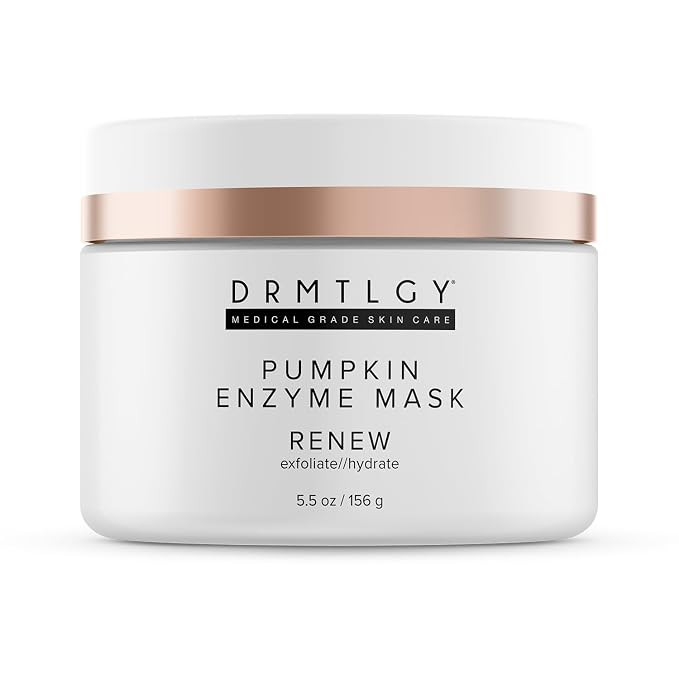 DRMTLGY Pumpkin Enzyme Face Mask with Jojoba Beads. Gentle Exfoliating Pumpkin Facial Mask for Du... | Amazon (US)