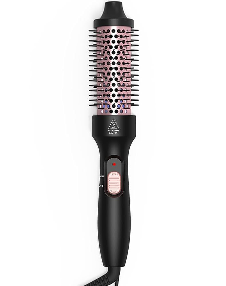 Thermal Brush, 32mm Barrel Hot Hair Brush Heated Round for Women, Heated Curling Iron Create Natu... | Amazon (UK)