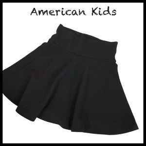 American Kids Girl’s Black Circle Skater Skirt M | Poshmark