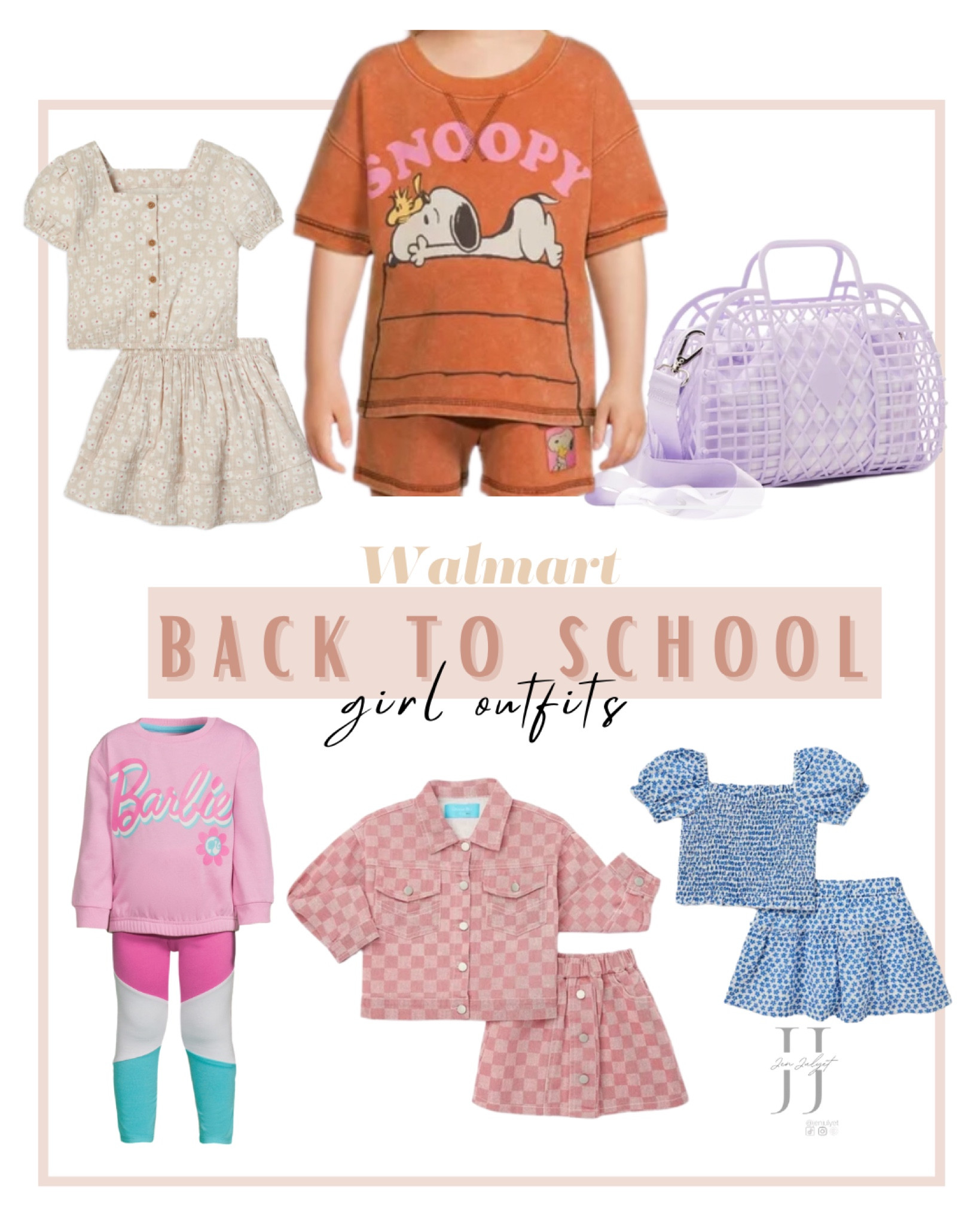 Back to school part one of the cutest girl outfits! Affordable and stylish 

Walmart dress shorts set toddler Barbie pink blue jelly bag skirt top

#LTKBacktoSchool #LTKunder50 #LTKkids