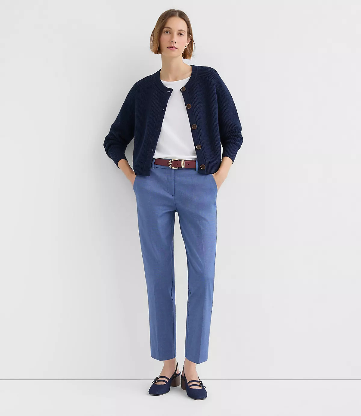 Tall Riviera Slim Pants in Texture | LOFT