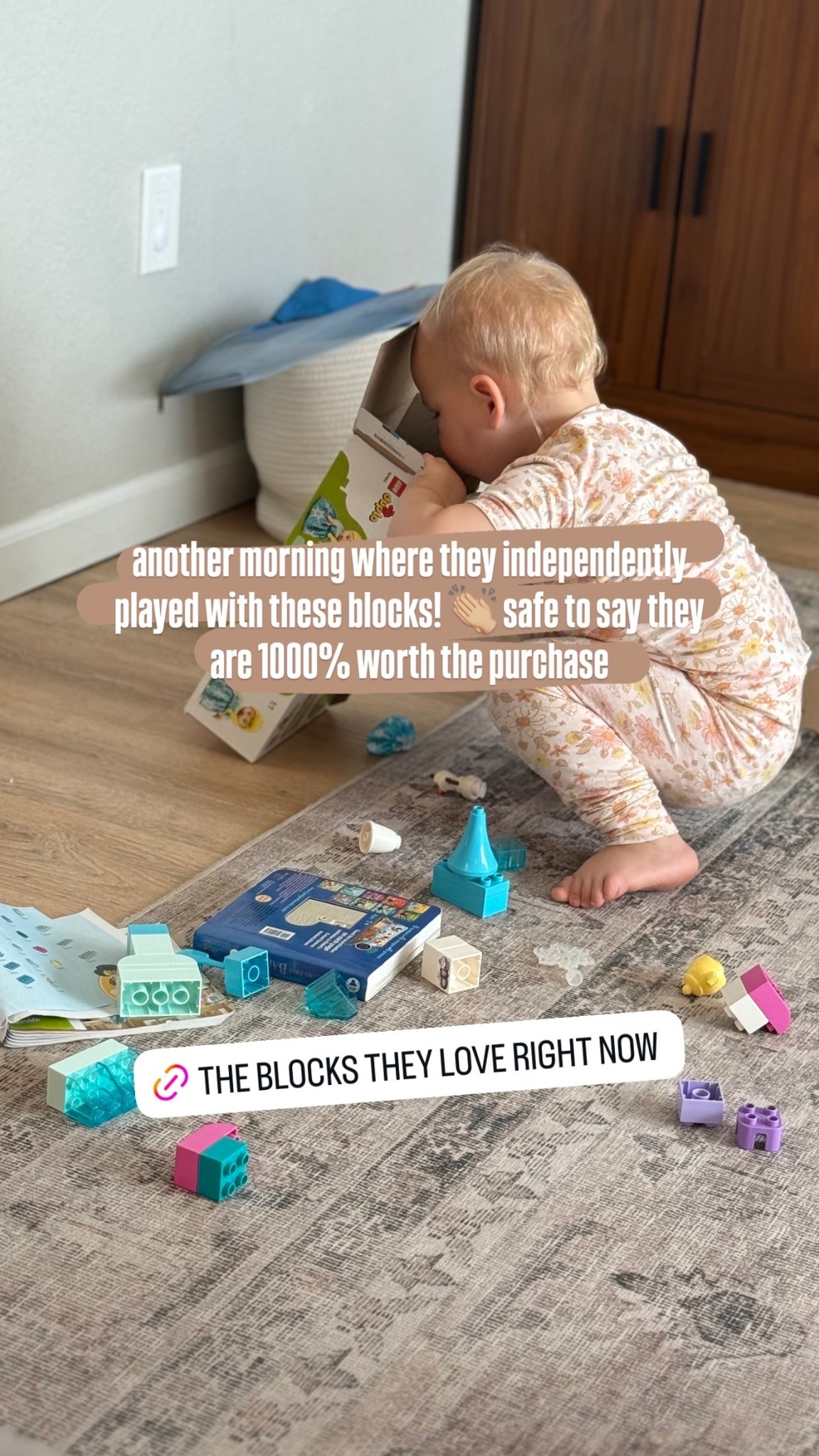 another morning where they independently played with these blocks! 👏🏼 safe to say they are 1000% worth the purchase

#LTKmomlife #LTKmorningroutine #LTKKids