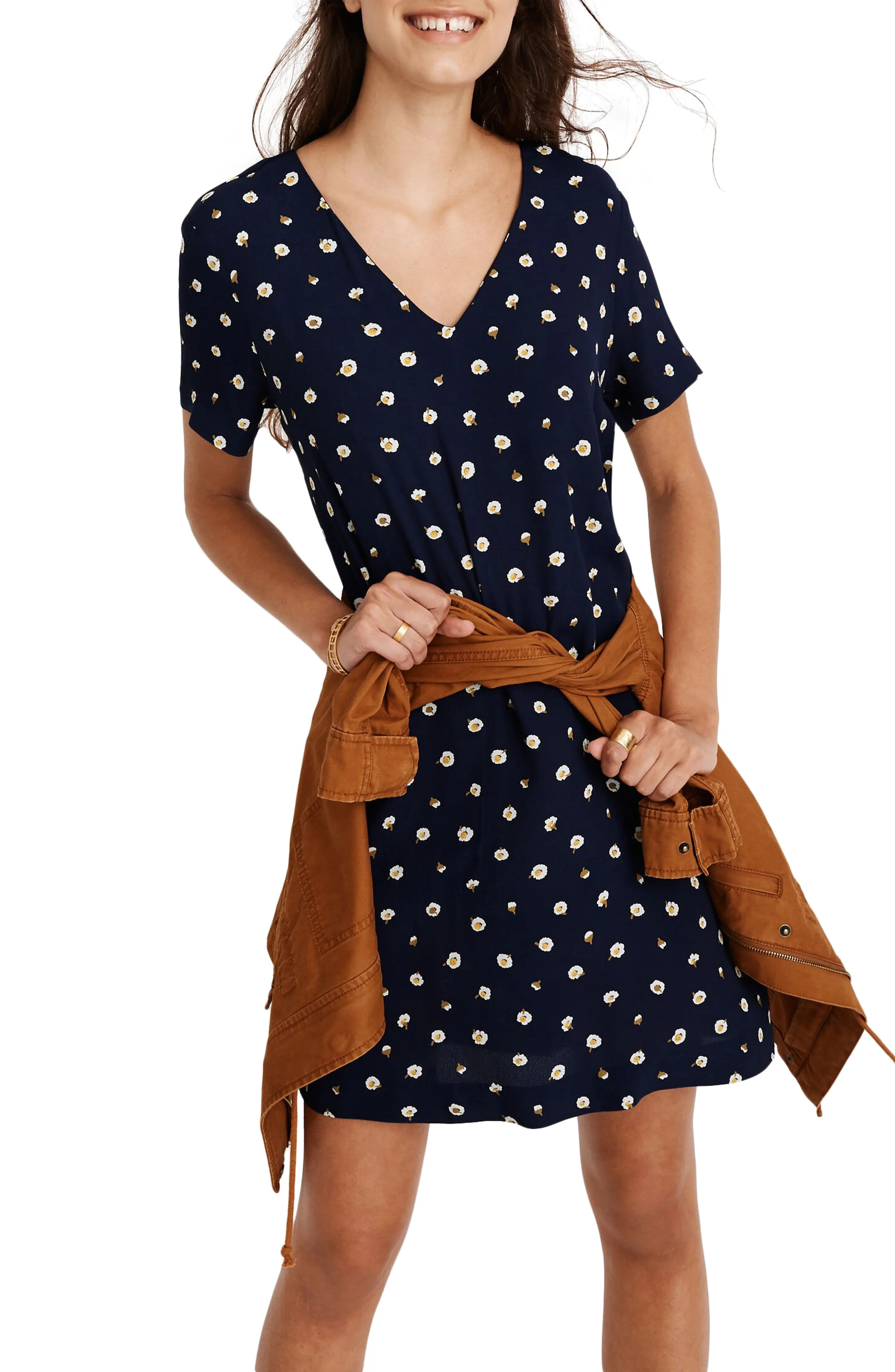 Button Back Easy Dress in Daisy Dots | Nordstrom