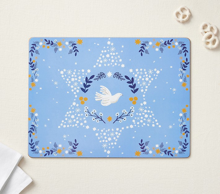 Rifle Paper Co.  Hanukkah Placemat | Pottery Barn Kids