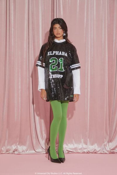Wicked Elphaba Jersey Mini Dress | Forever 21