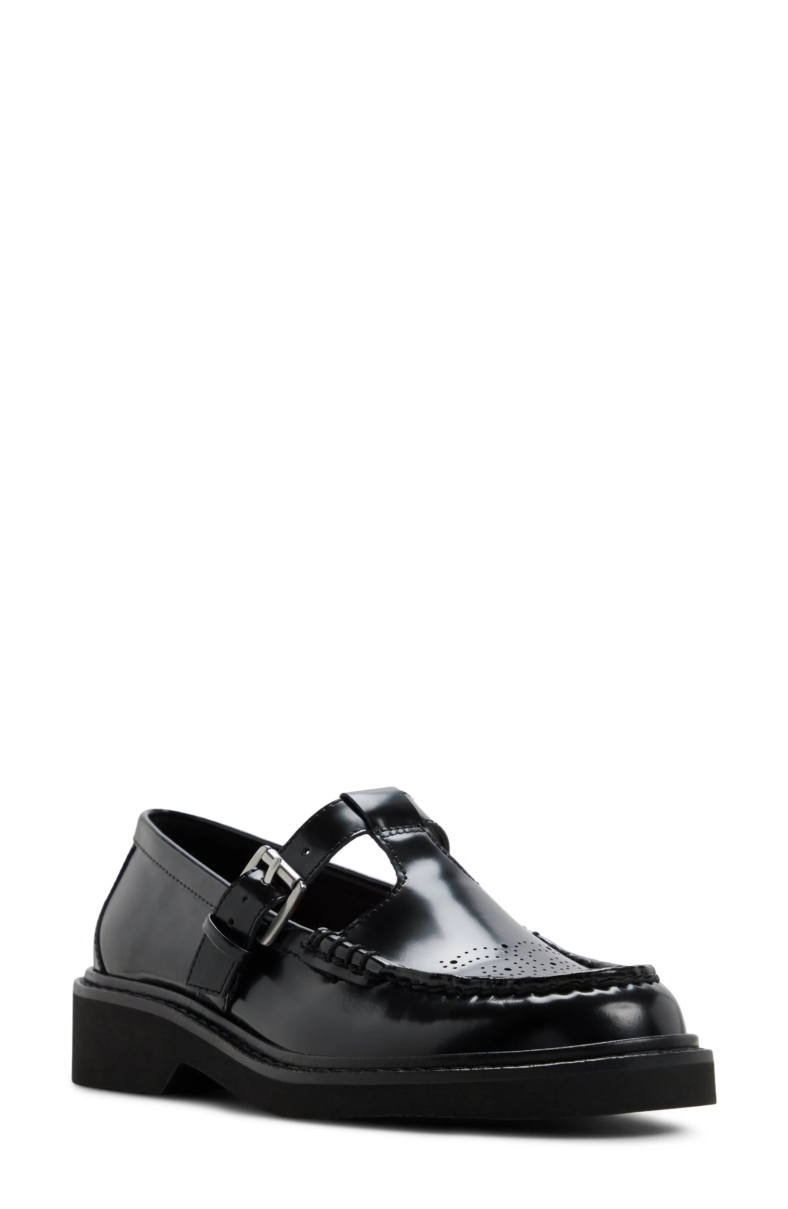 Romy Buckle T-Strap Loafer (Women) | Nordstrom | Nordstrom
