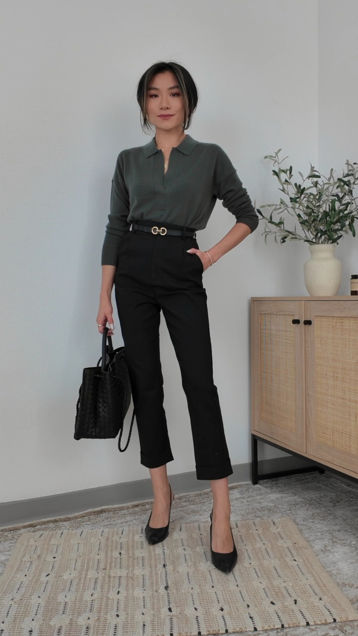 Cozy & chic cashmere sweaters for fall 

⟡ my measurements: 5’2” / 100 lbs / 32B / 00 bottoms 
⟡ everything is sized XXS or XS 
⟡ Watch the full video on YouTube

Love the preppy / relaxed / casual mix of this sweater!

The collar gives it a dressed up feel and the moss color is on trend for the season

#LTKVideo #LTKWorkwear #LTKSeasonal