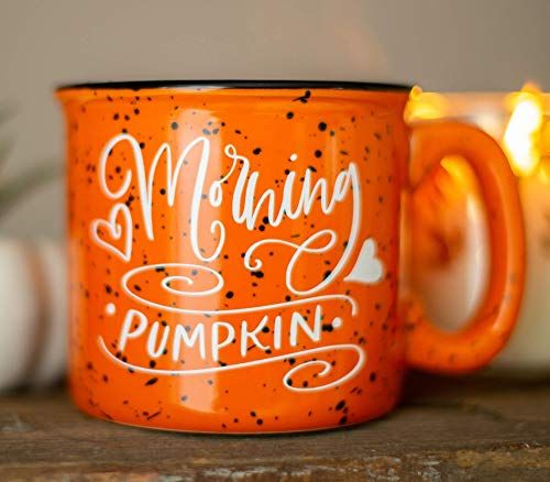 Pumpkin Campfire Mug - Fall Decor - Rustic Decor - Good Morning Pumpkin - Fall Coffee Mug - Pumpk... | Amazon (US)