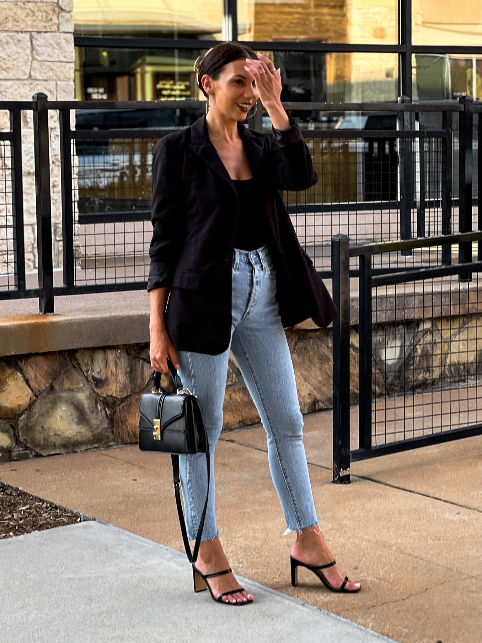 Easy outfit formula styling blazer, jeans, and a bodysuit from Amazon Fashion 

#LTKstyletip #LTKfindsunder50