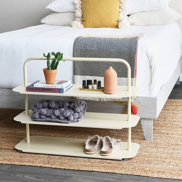 Metal 3-Tier Low Shelf - On Sale - Overstock - 36223321 | Bed Bath & Beyond