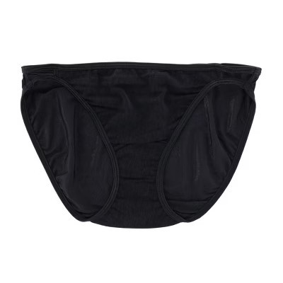Vanity Fair Women's llumination String Bikini Panty, 5, Black | Target