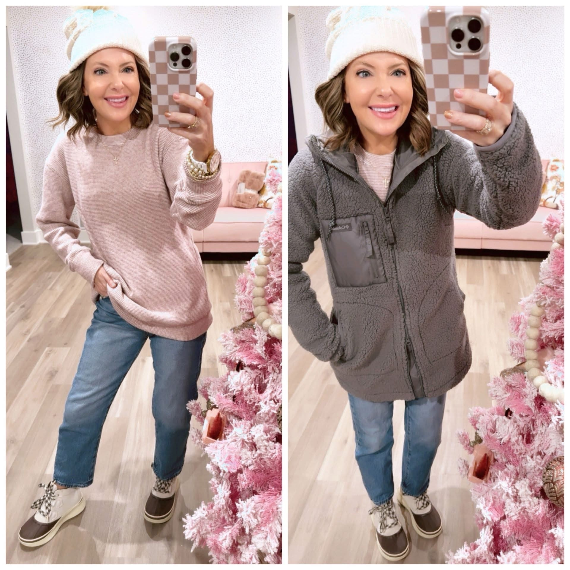 Happy Thursday! My Maurice’s sweatshirt is sooo soo soft and a great weight! Looks like madewell brand. Other colors too! 

I also have 3 Columbia winter jackets arriving today so I’ll be able to show you those soon! I’m sure your sick of seeing this one, but It’s pretty versatile! 

Dropping 🔗👇 

#LTKgrwm #LTKHoliday #LTKGiftGuide